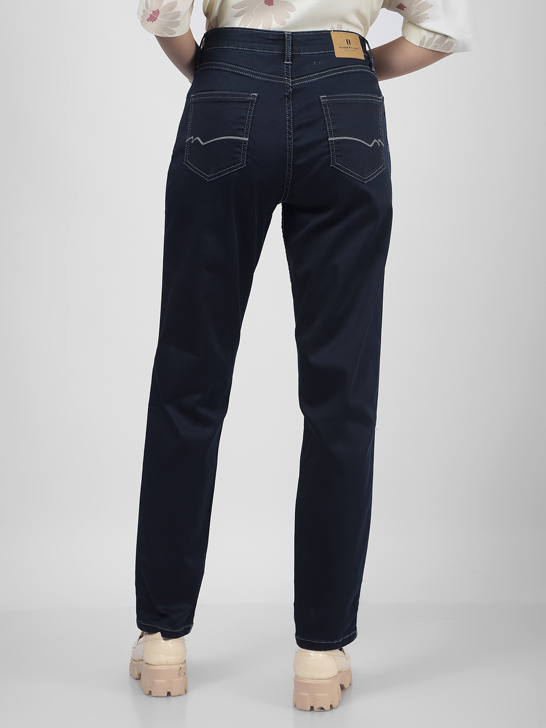 Numero Uno Women Solid Dark Blue Jeans